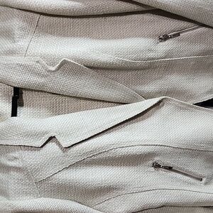 CHICO'S CREAM  JACKET  SZ 1